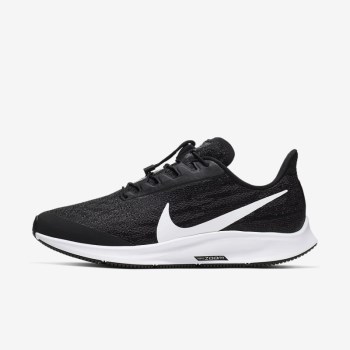 Nike Air Zoom Pegasus 36 FlyEase - Női Futócipő - Fekete/Szürke/Fehér